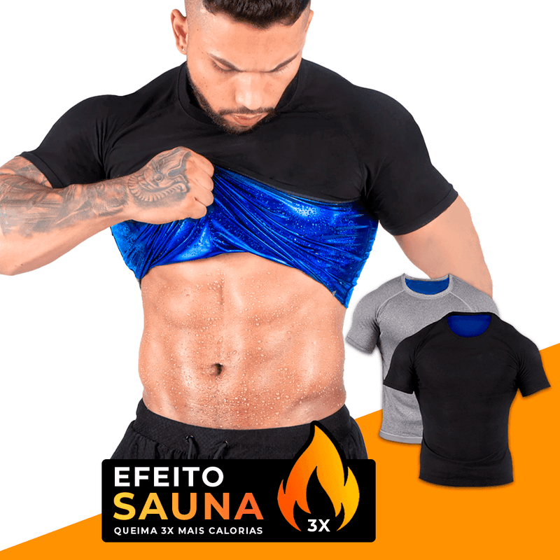 CamisetaPro||  Efeito Sauna - Masculina - Barcelos Descontos