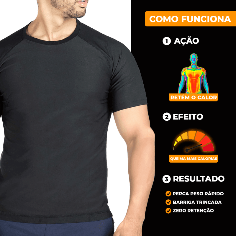 CamisetaPro||  Efeito Sauna - Masculina - Barcelos Descontos