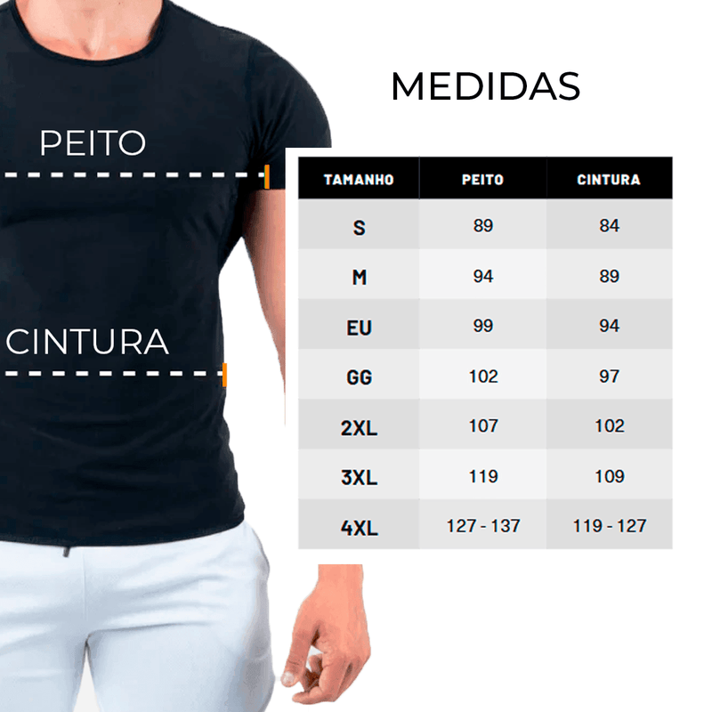 CamisetaPro||  Efeito Sauna - Masculina - Barcelos Descontos