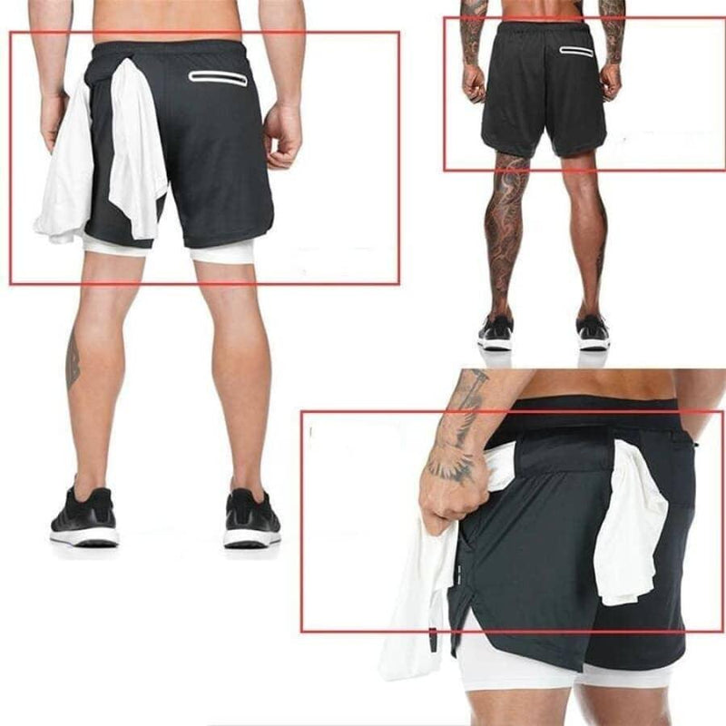 Shorts Para Treino 2 em 1 Esporte Air Effect - Barcelos Descontos