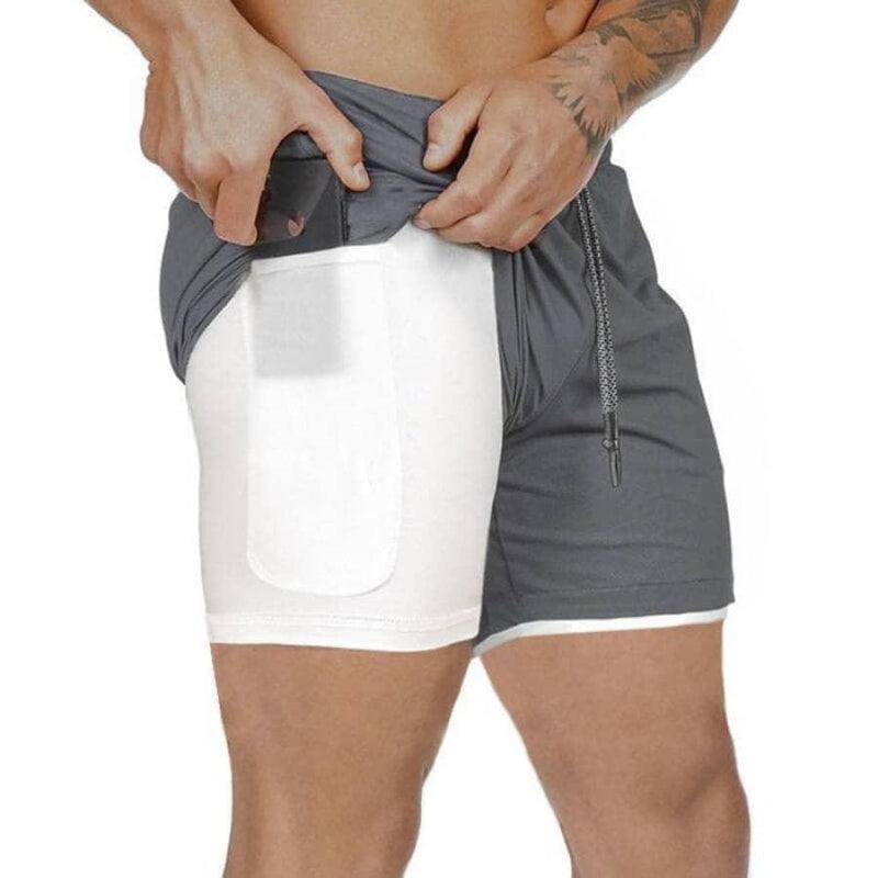 Shorts Para Treino 2 em 1 Esporte Air Effect - Barcelos Descontos